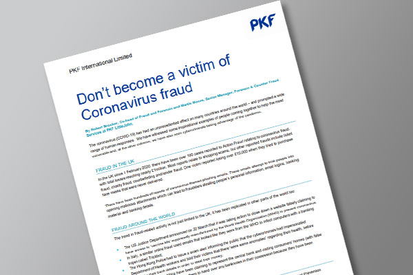 
                    Don’t become a victim of COVID-19 fraud
                